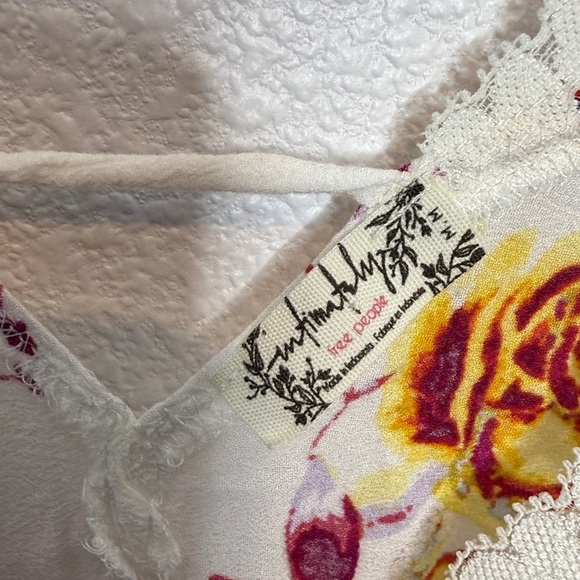 Free People Intimately Morning Rose Lace Tank Size M - Picture 4 of 6